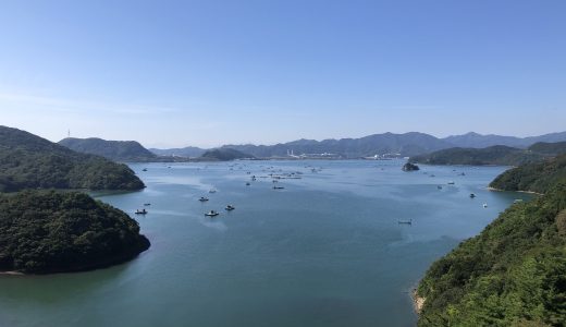 晴れた日のウチノ海です。